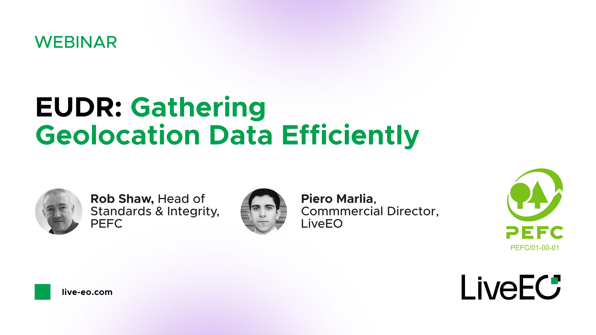 Webinar: EUDR: Gathering Geolocation Data Efficiently - LiveEO